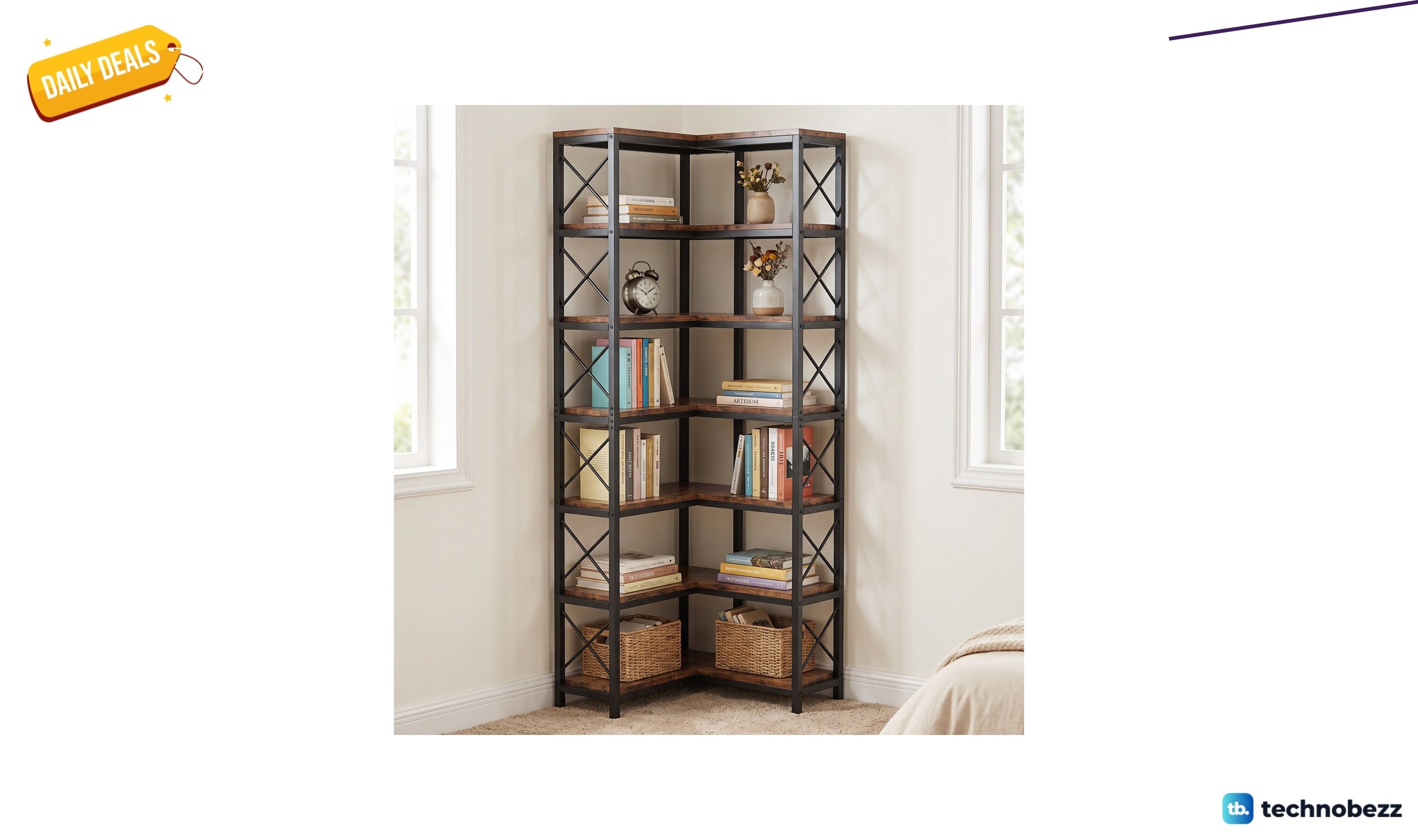 Trent Austin Design Zukowski corner shelves for $135.99 at Wayfair