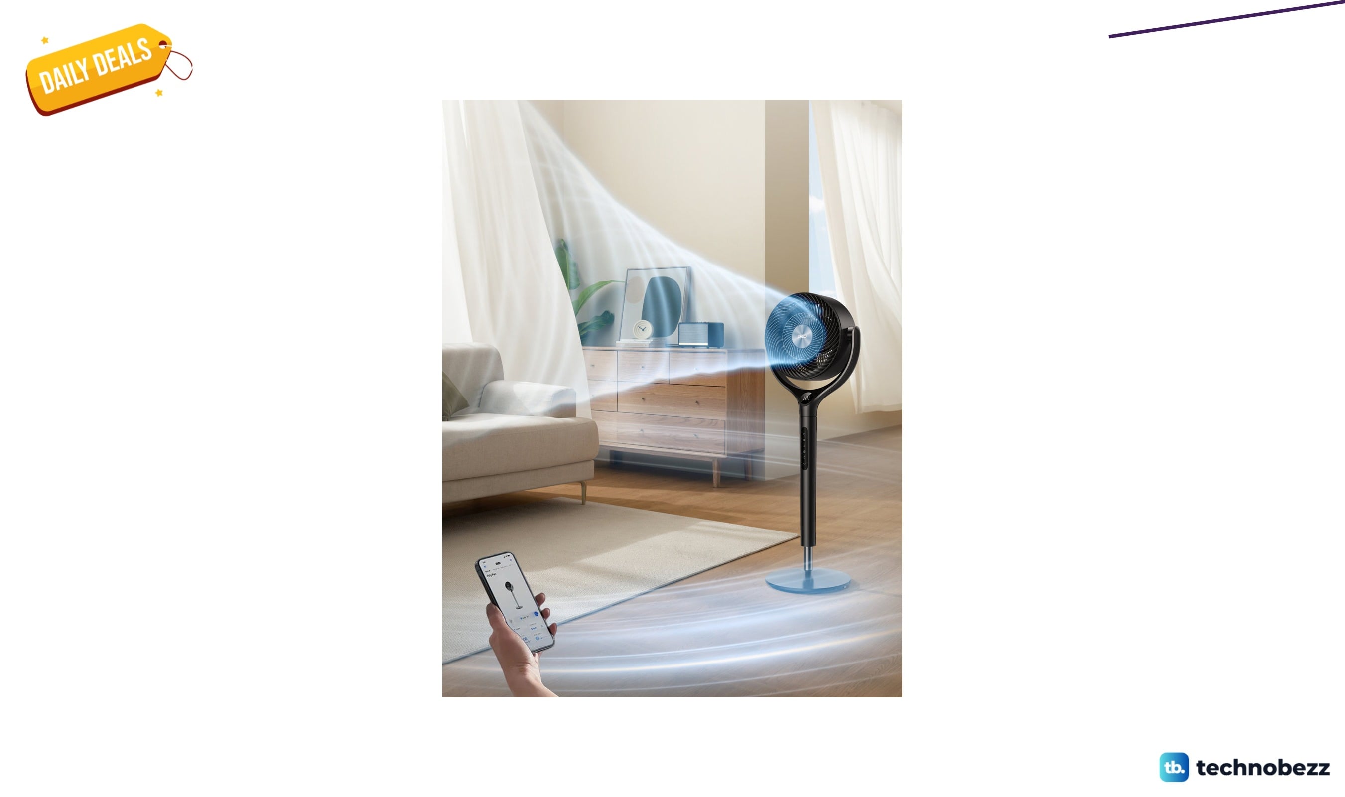 Dreo TurboPoly Fan 362S for $119.99 at Wayfair