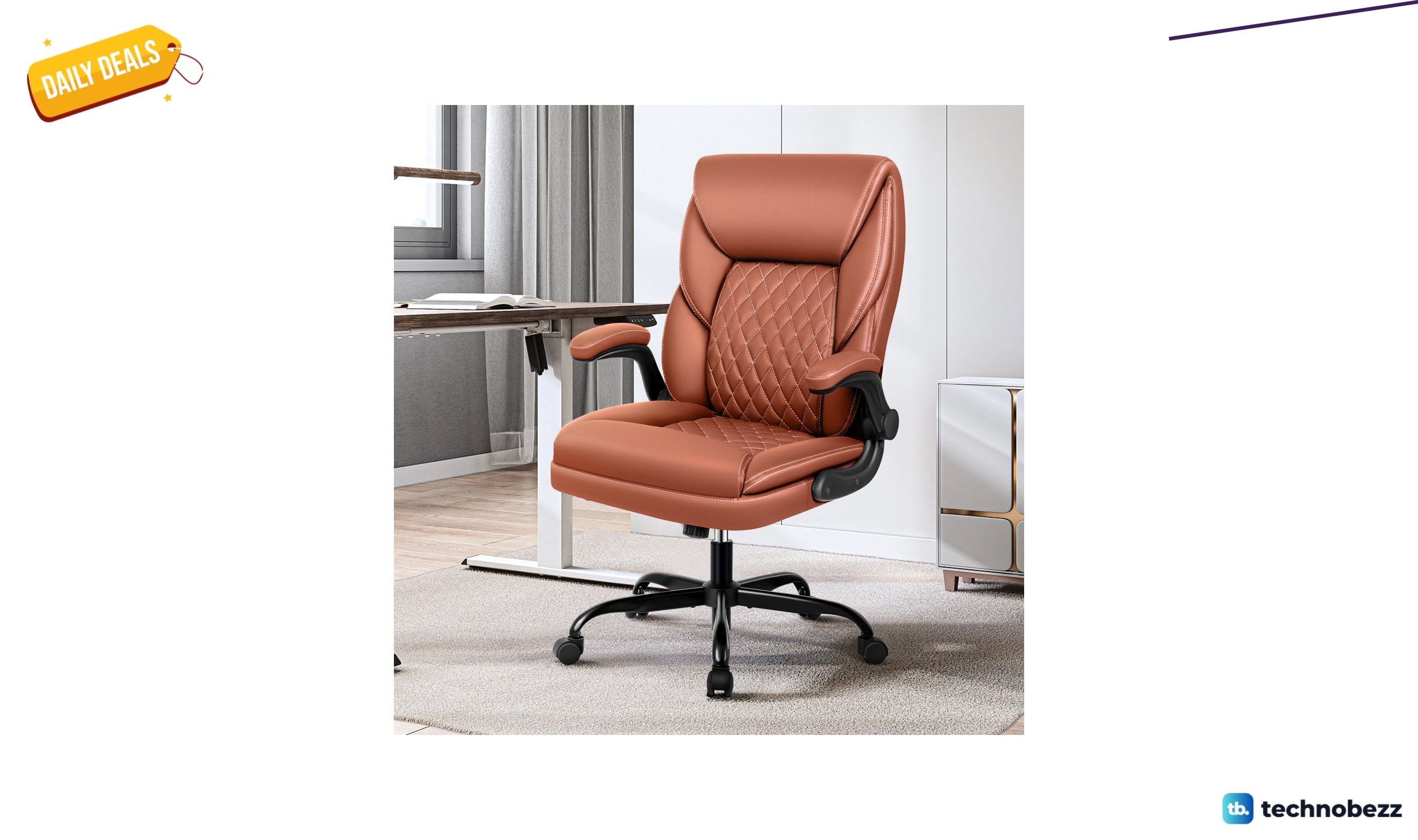 Red Barrel Studio ergonomic faux leather office chair for $105.99 at Wayfair
