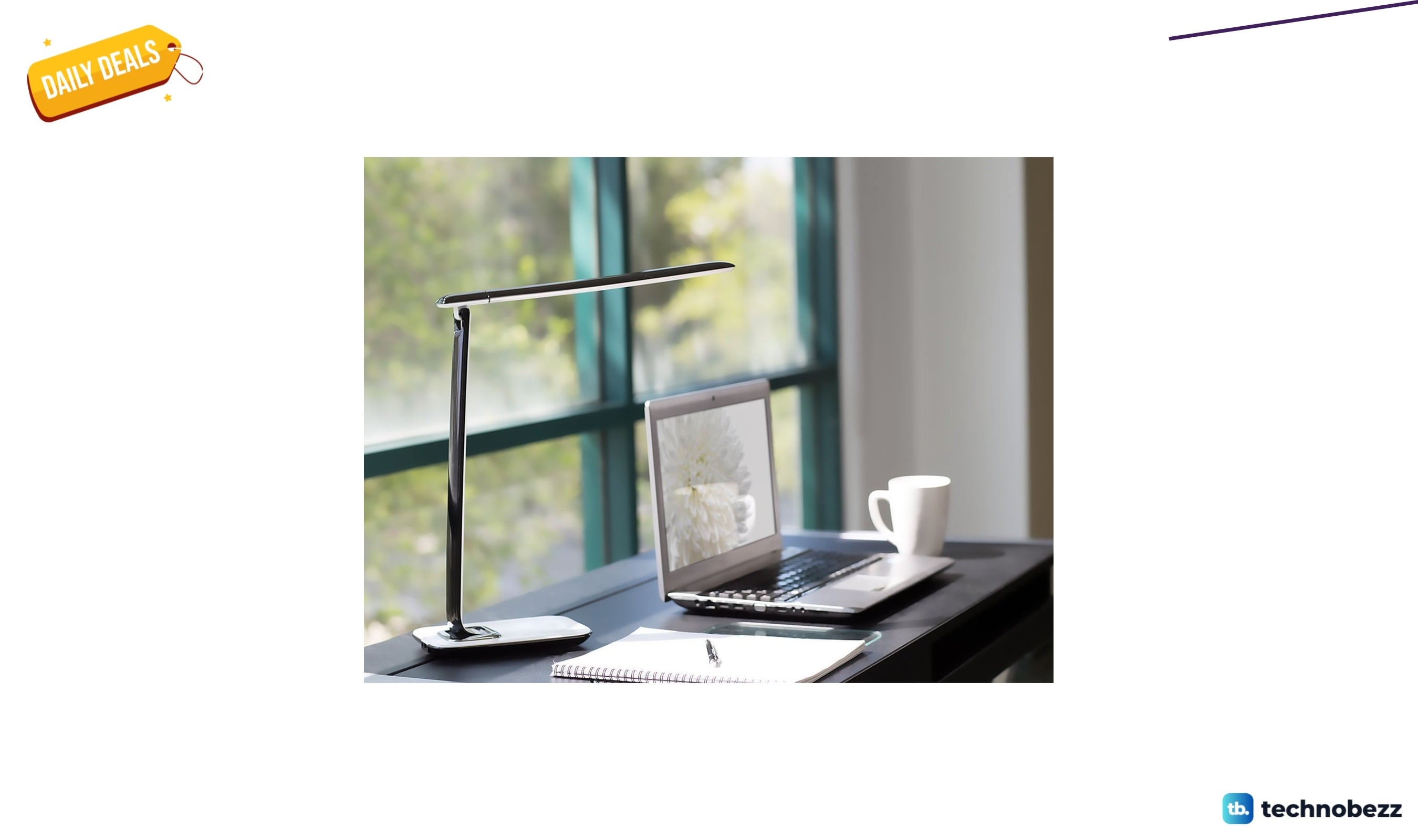 Mount-It LED desk lamp with USB charging port for $68.99 at Wayfair