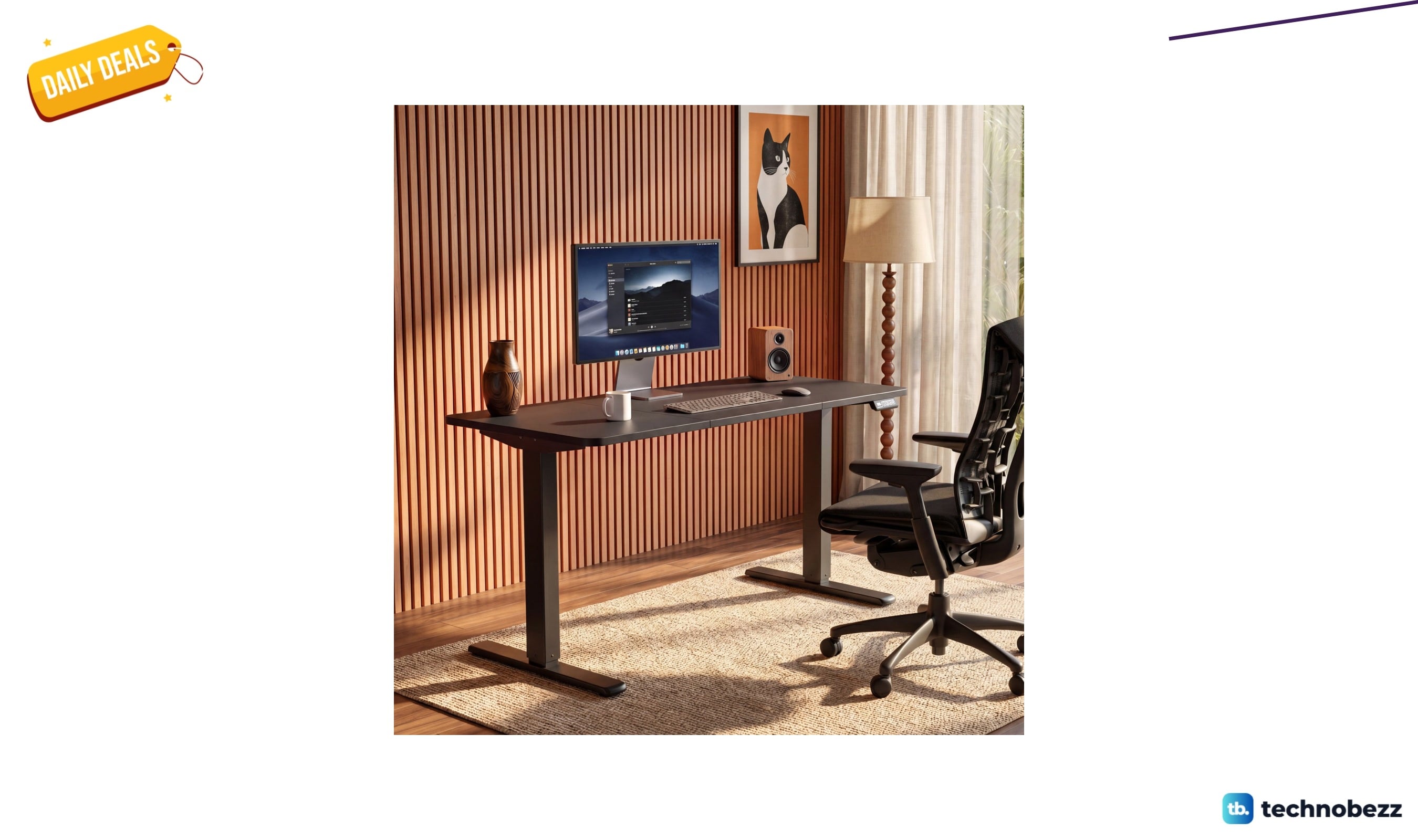 Twillery Co. Putnam height-adjustable standing desk for $129.99 at Wayfair