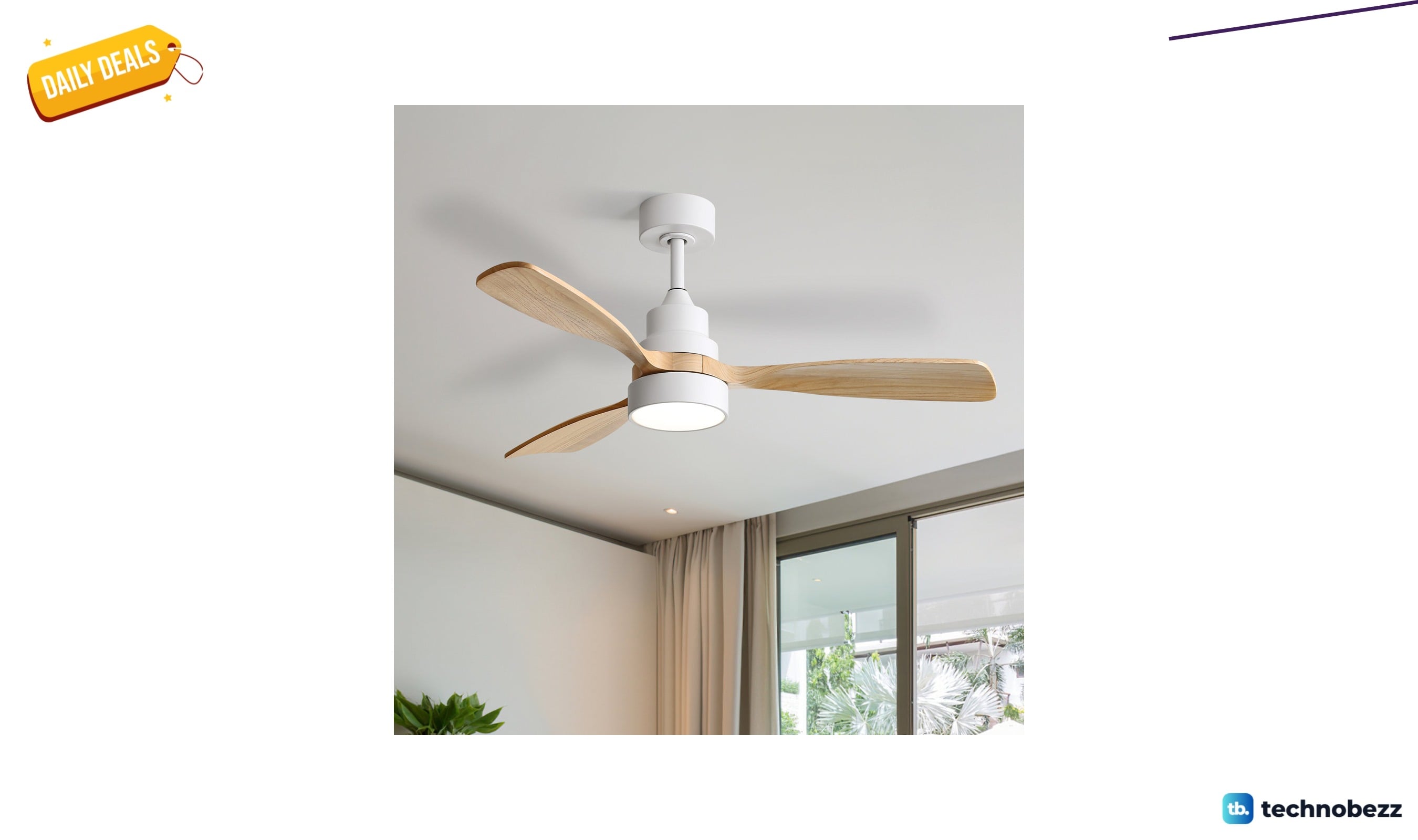 George Oliver Nicola 48-inch dimmable ceiling fan with remote for $155.99 at Wayfair