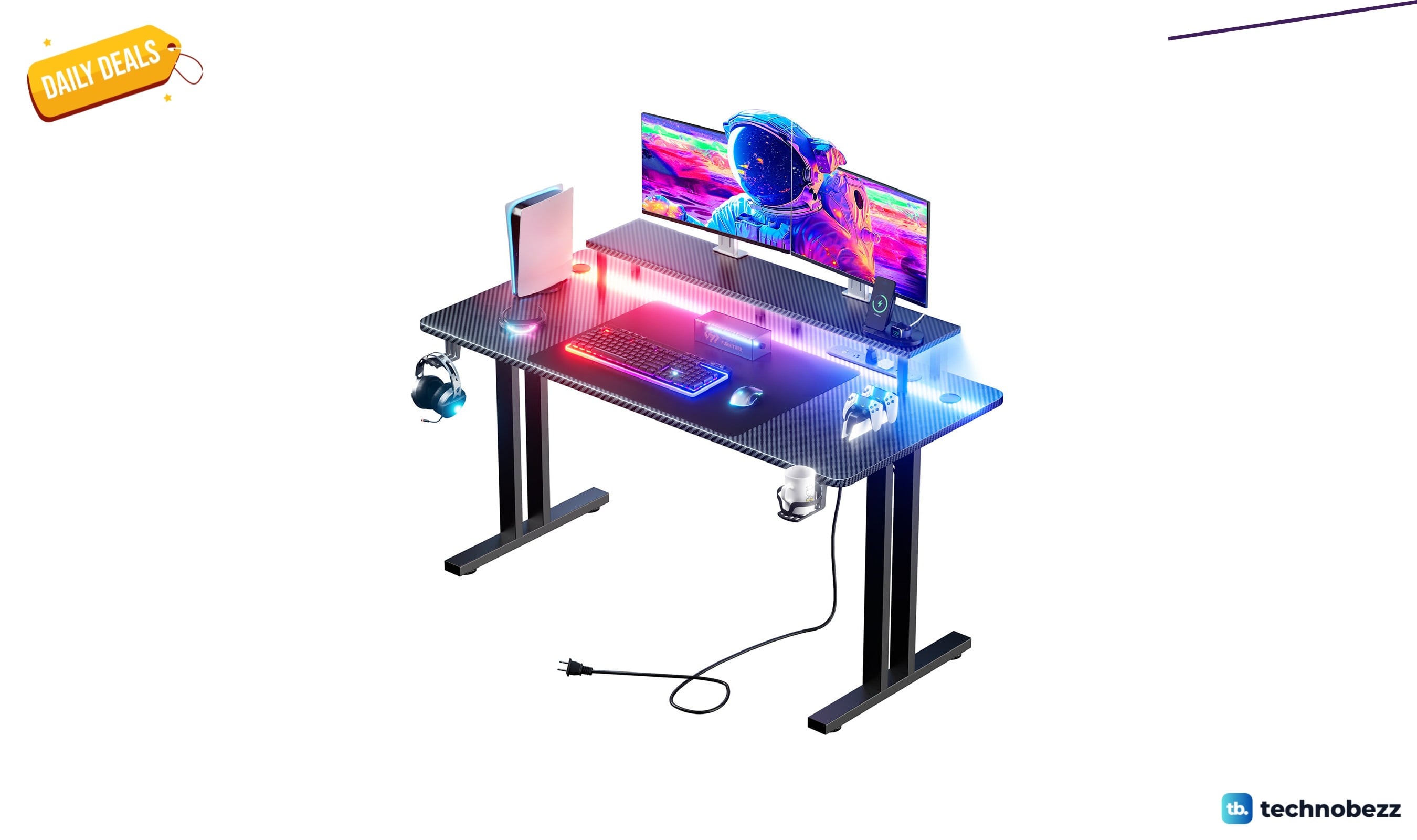 Inbox Zero 47-inch gaming desk for $99.99 at Wayfair