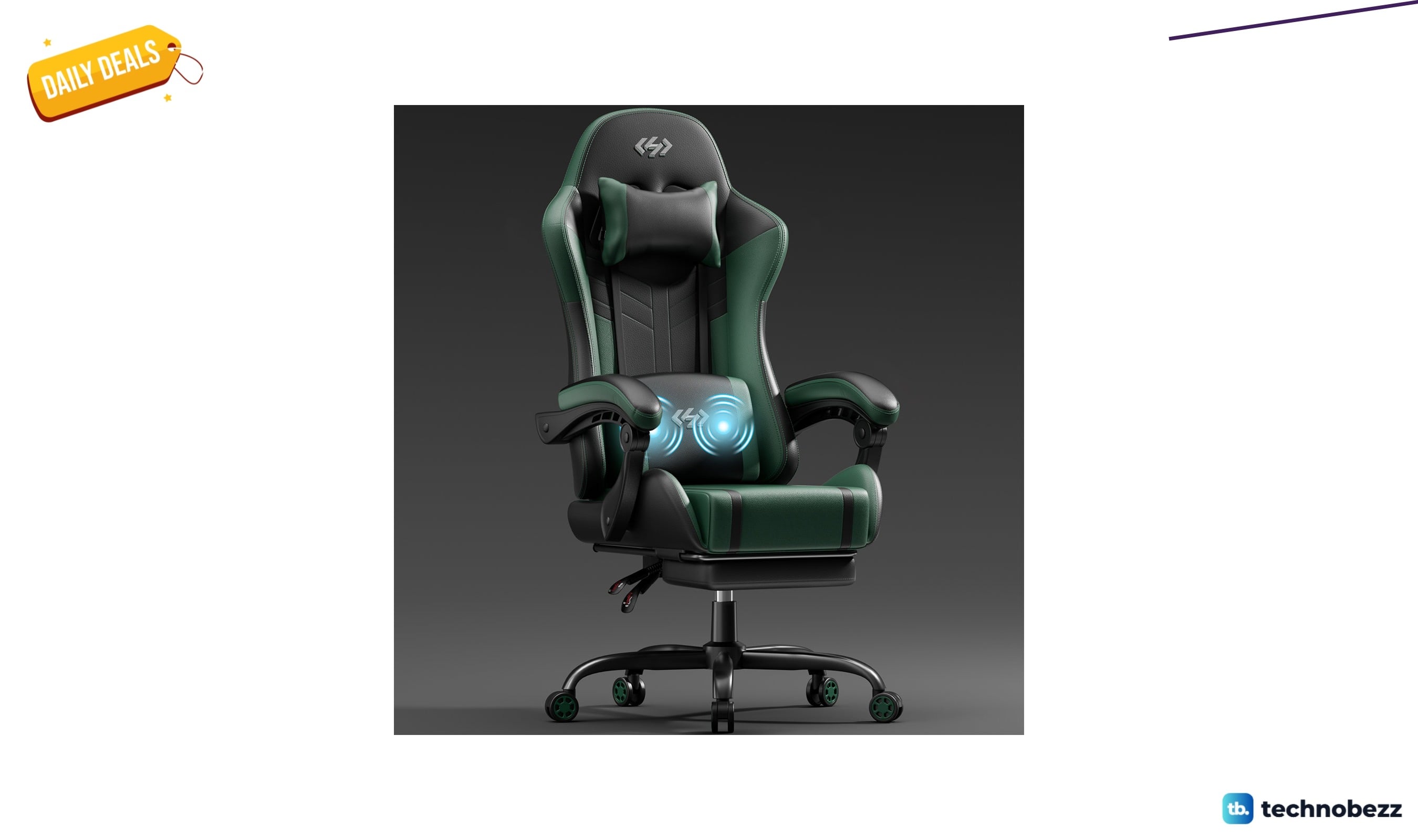 HLDIRECT gaming chair with pocket spring cushion for $106.99 at Wayfair