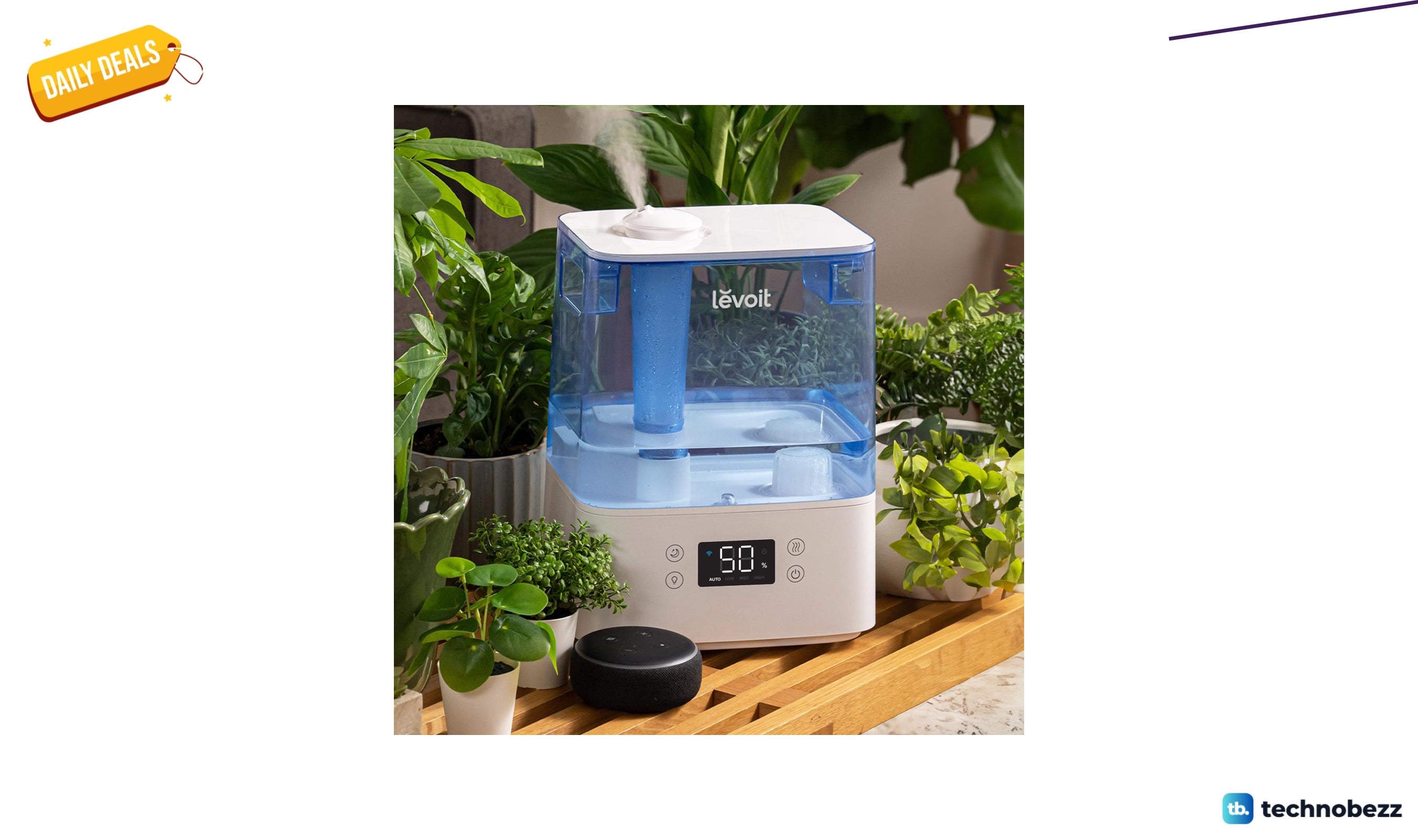 Levoit smart ultrasonic humidifier for $84.99 at Wayfair