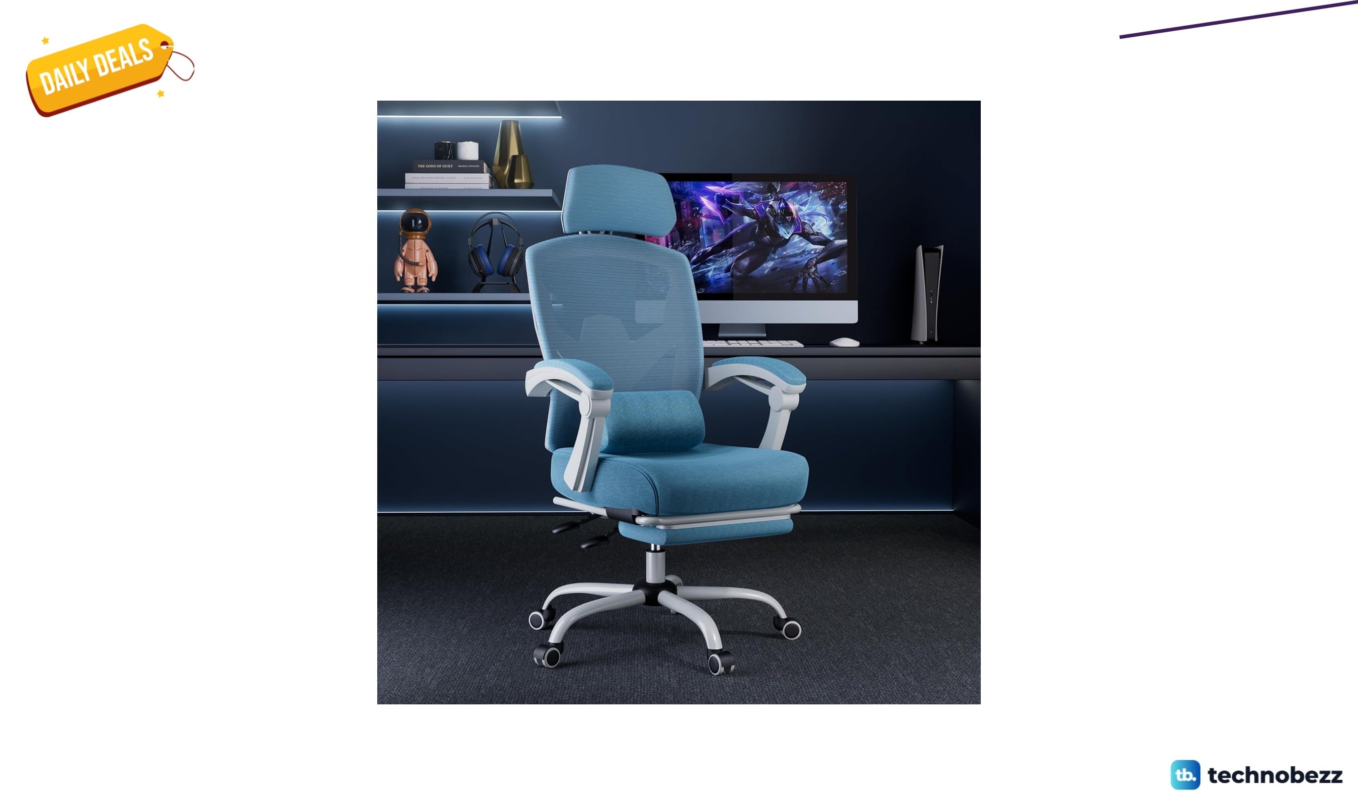 Inbox Zero high-back mesh office chair with lumbar pillow for $165.99 at Wayfair