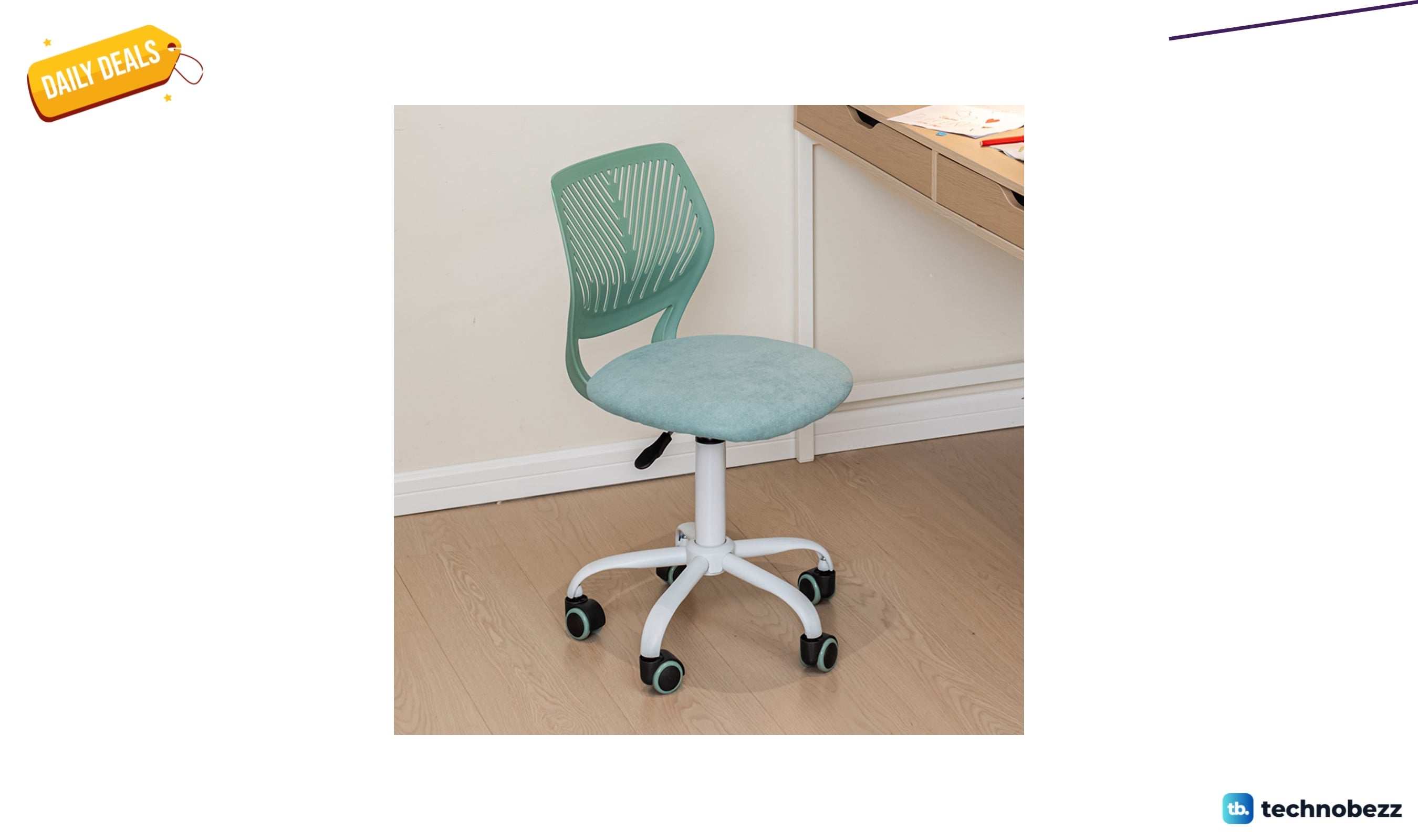 Ebern Designs armless mesh desk chair for $74.99 at Wayfair