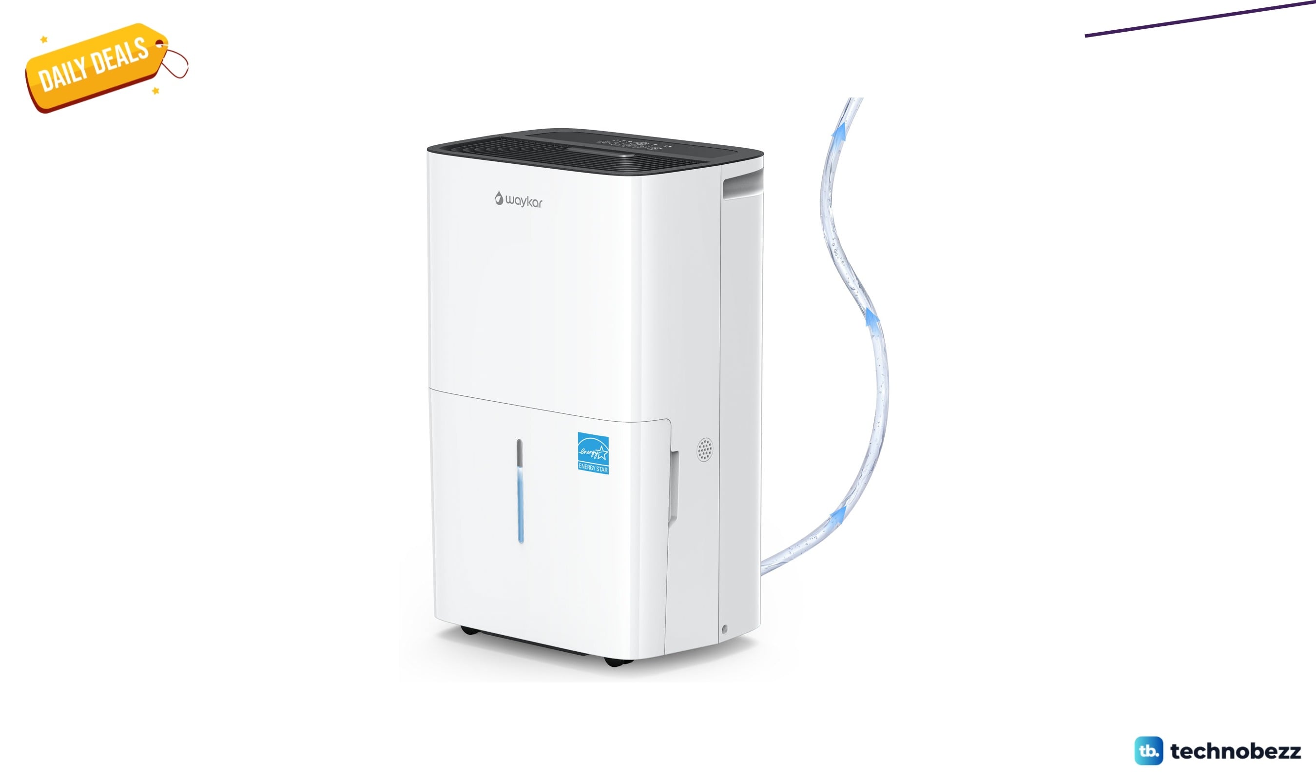 Waykar 80-pint Energy Star dehumidifier for $179.99 at Wayfair