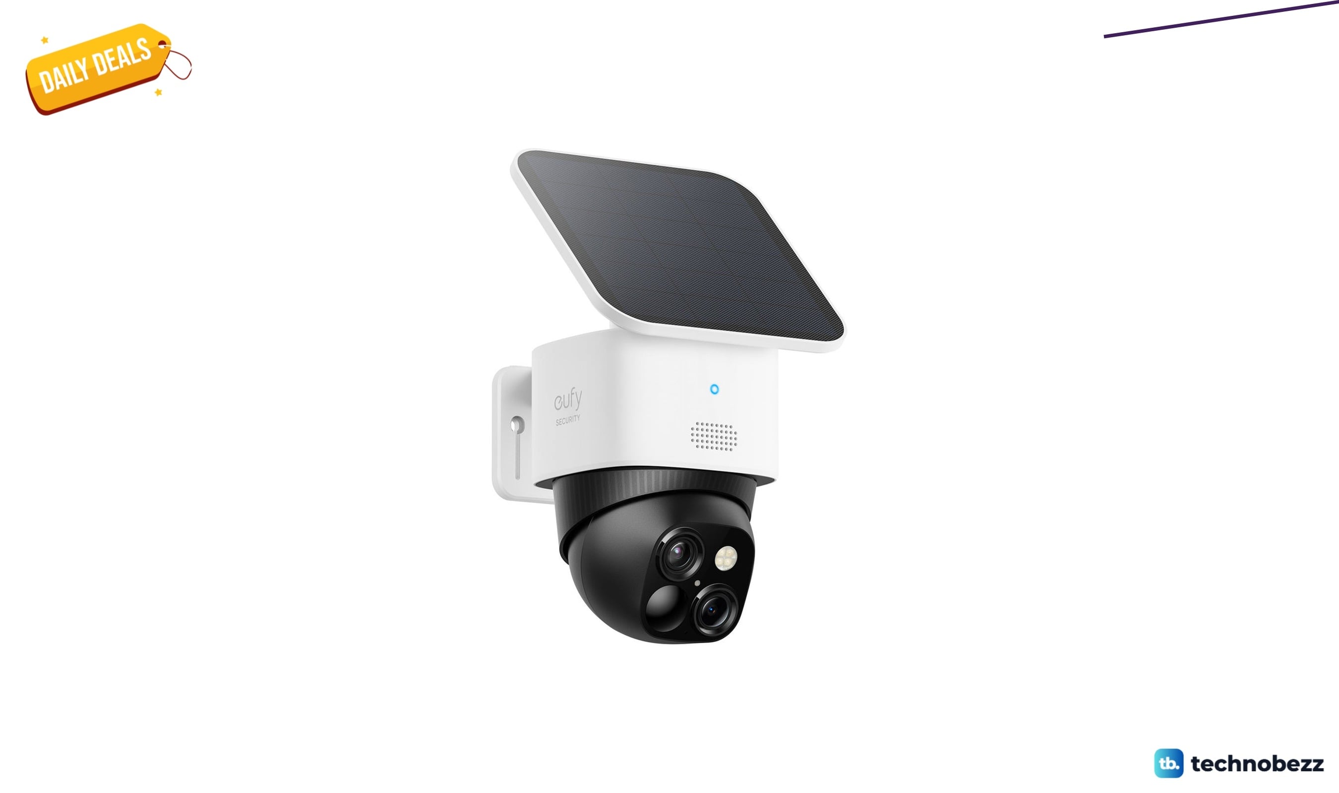 eufy SoloCam S340 solar security camera for $159.99 at Wayfair
