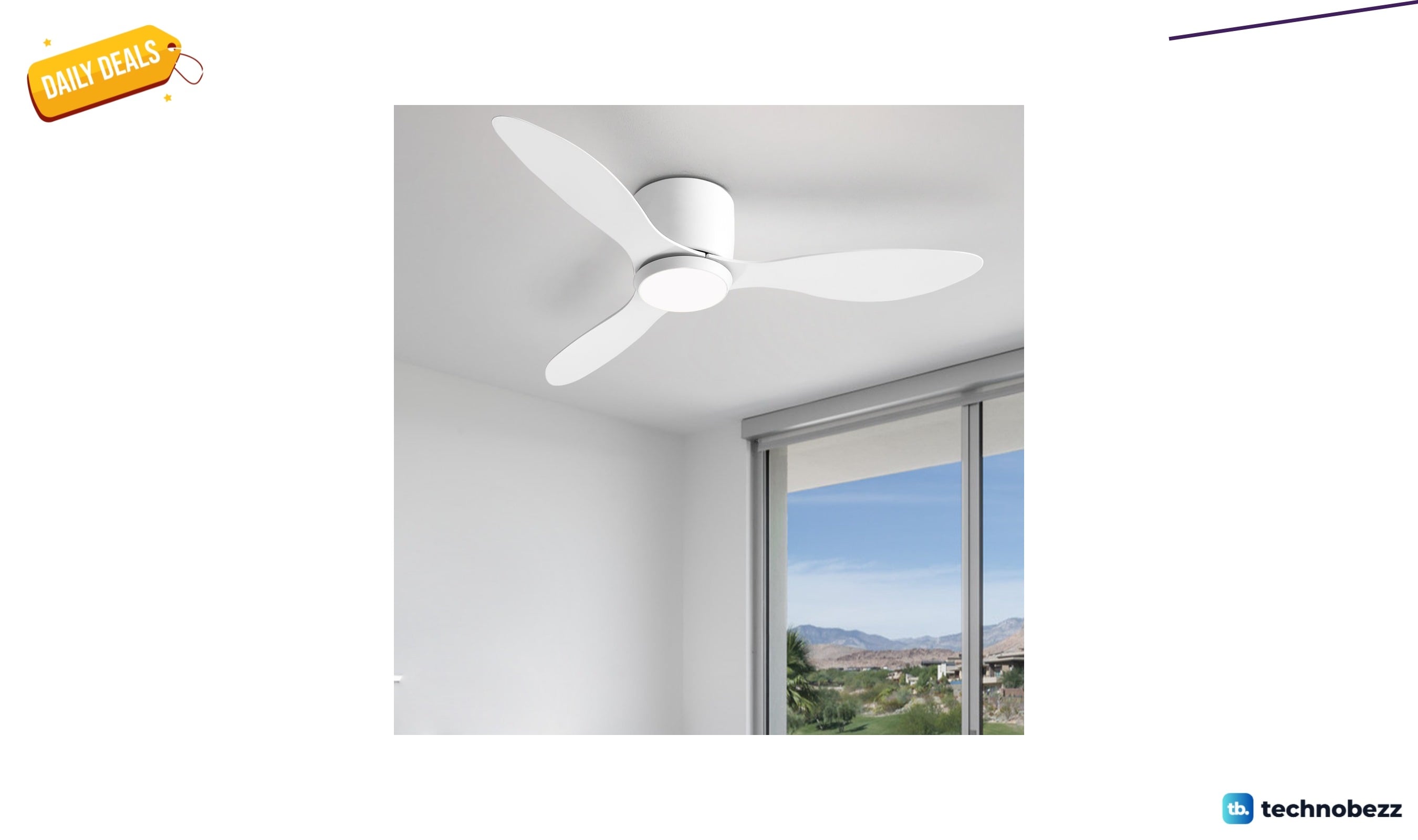 Wrought Studio Jamarreon flush mount dimmable ceiling fan with LED lights and remote for $77.99 at Wayfair