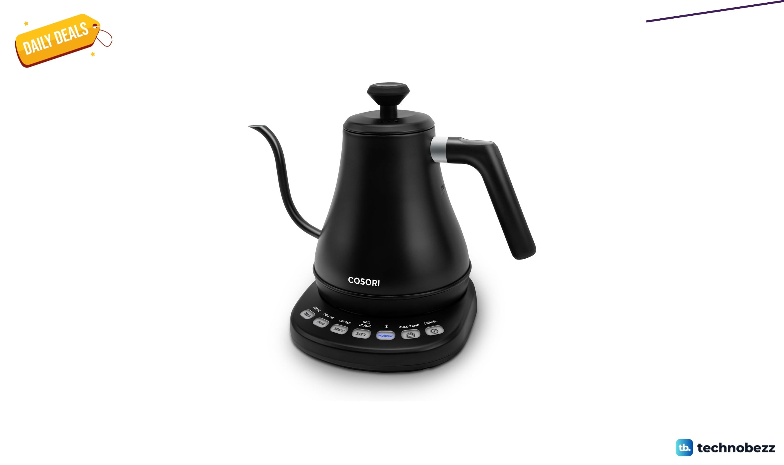 Cosori smart electric gooseneck kettle for $72.99 at Wayfair