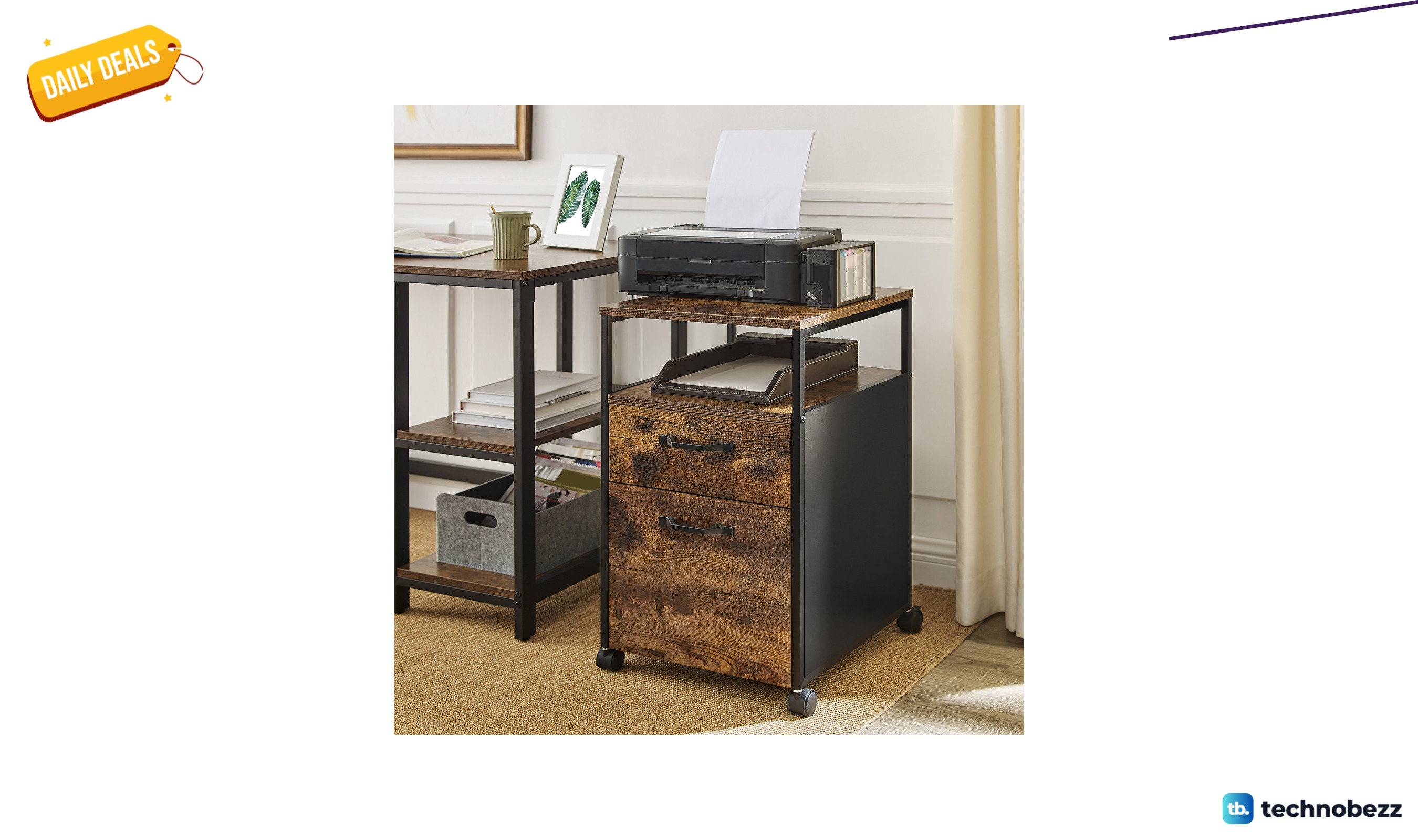 Loon Peak Turgeon two-drawer lockable mobile file cabinet for $75.99 at Wayfair