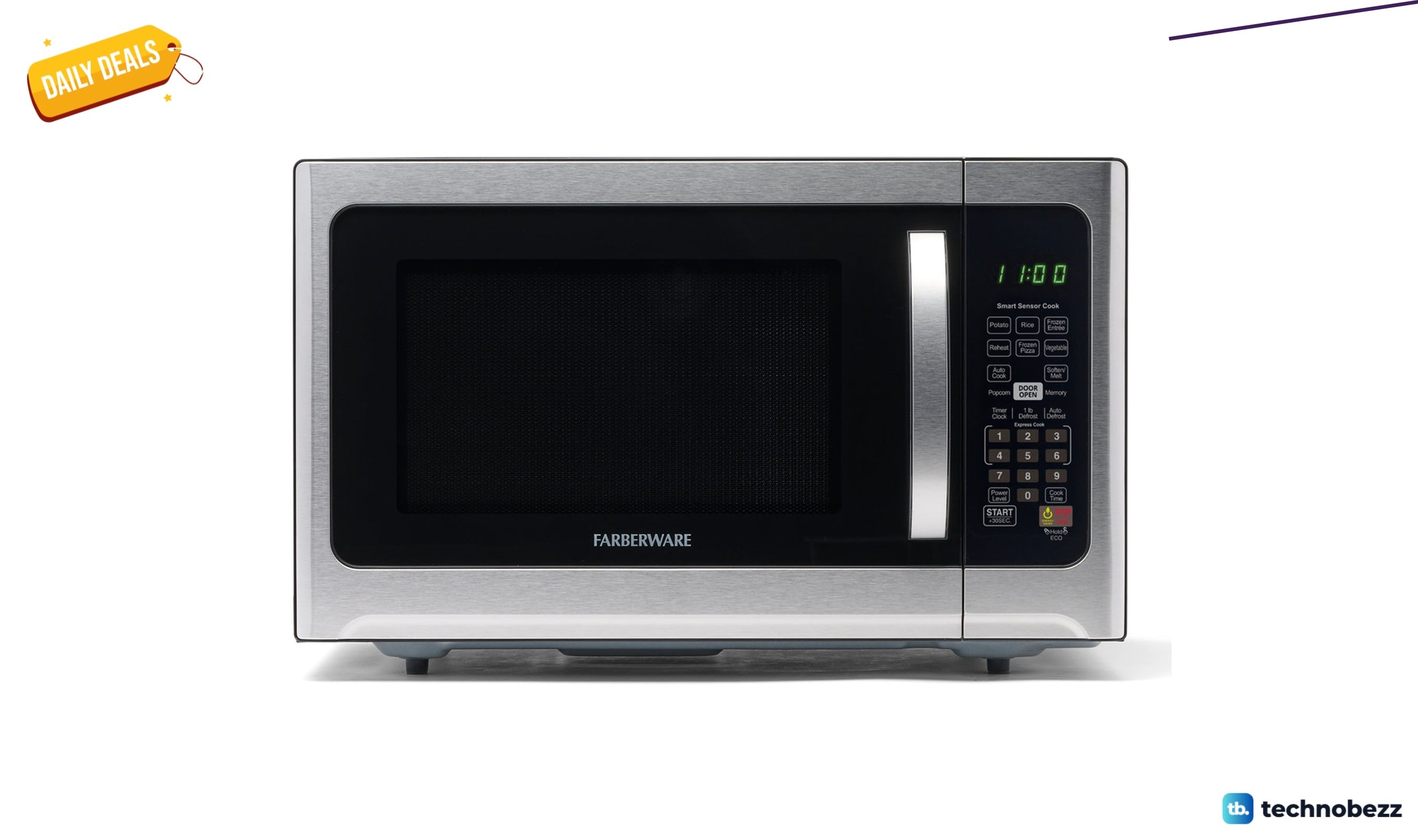 Farberware Professional 1.2-cubic-foot sensor microwave for $119.99 at Wayfair