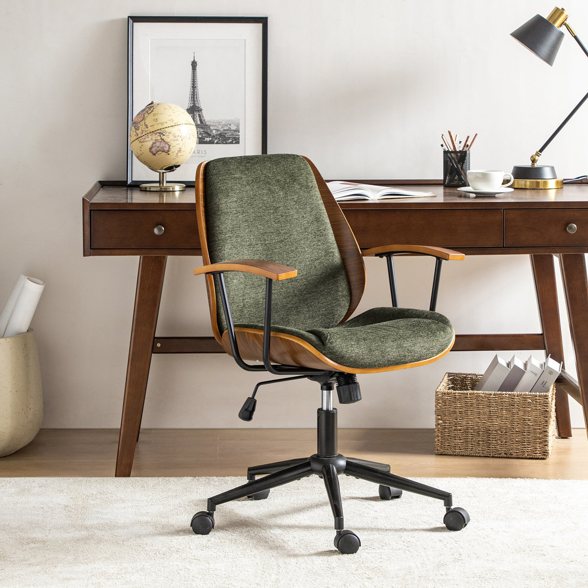 George Oliver Oswina office chair Green