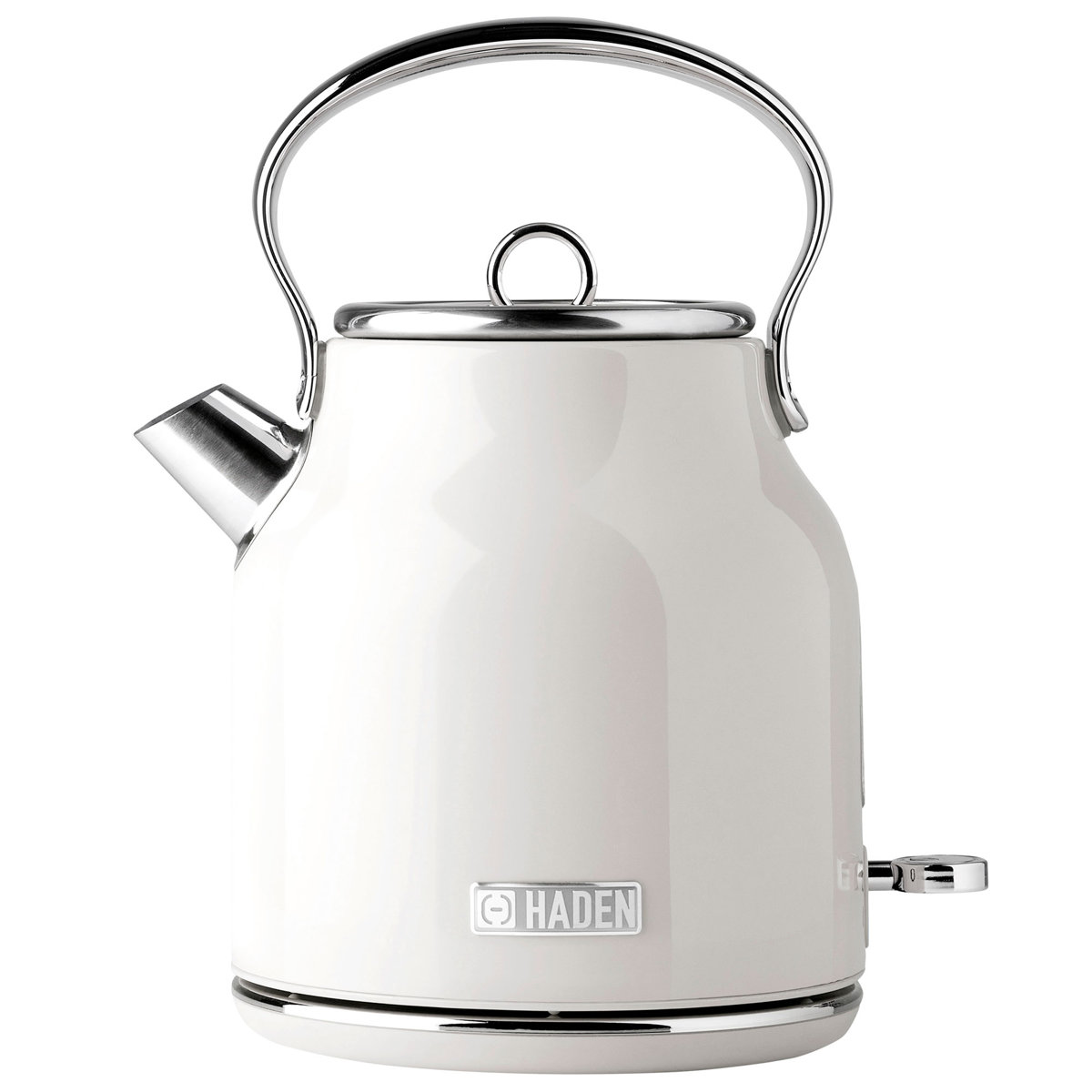 HADEN Heritage 1.7-liter stainless steel electric kettle White
