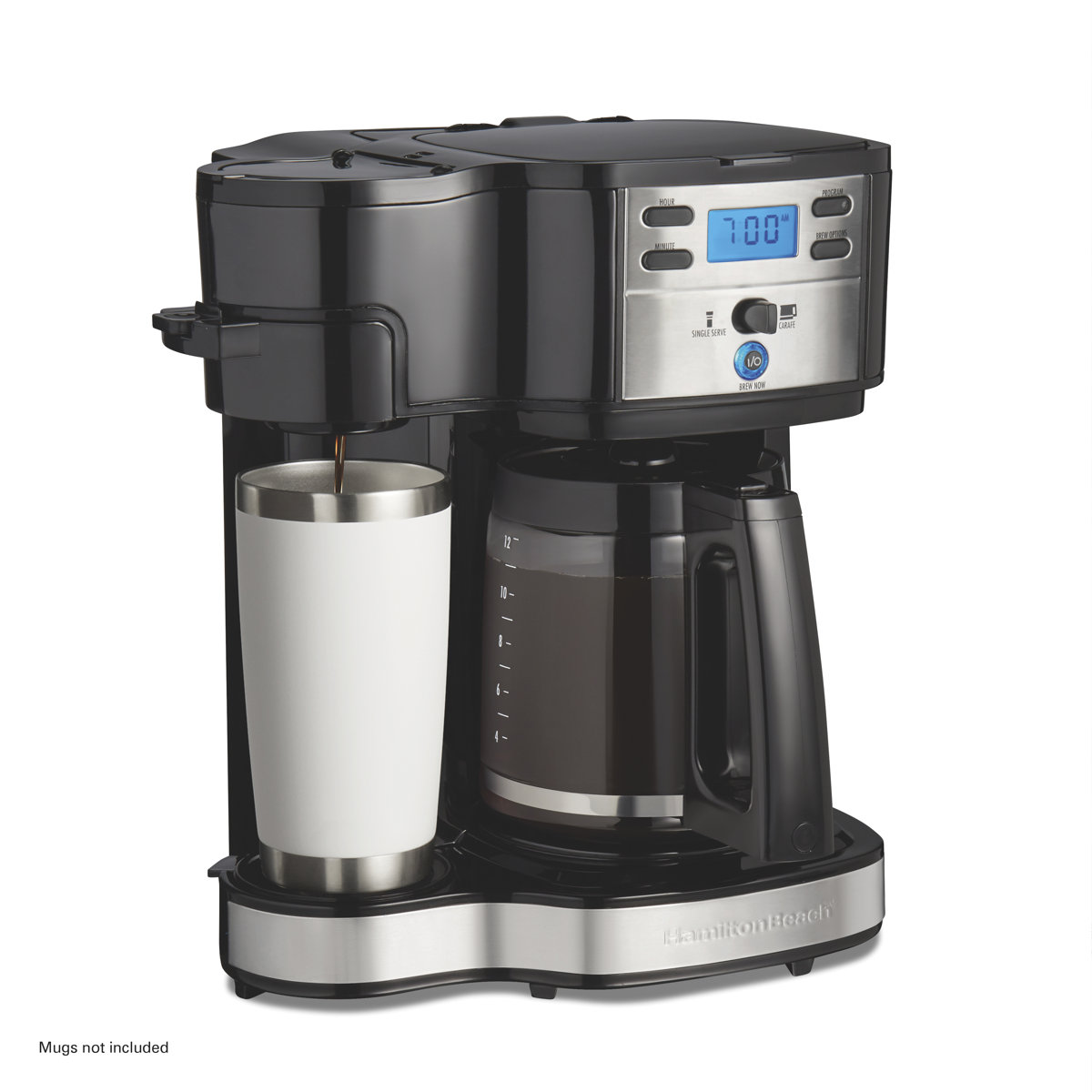 Hamilton Beach 2-Way programmable coffee maker Black