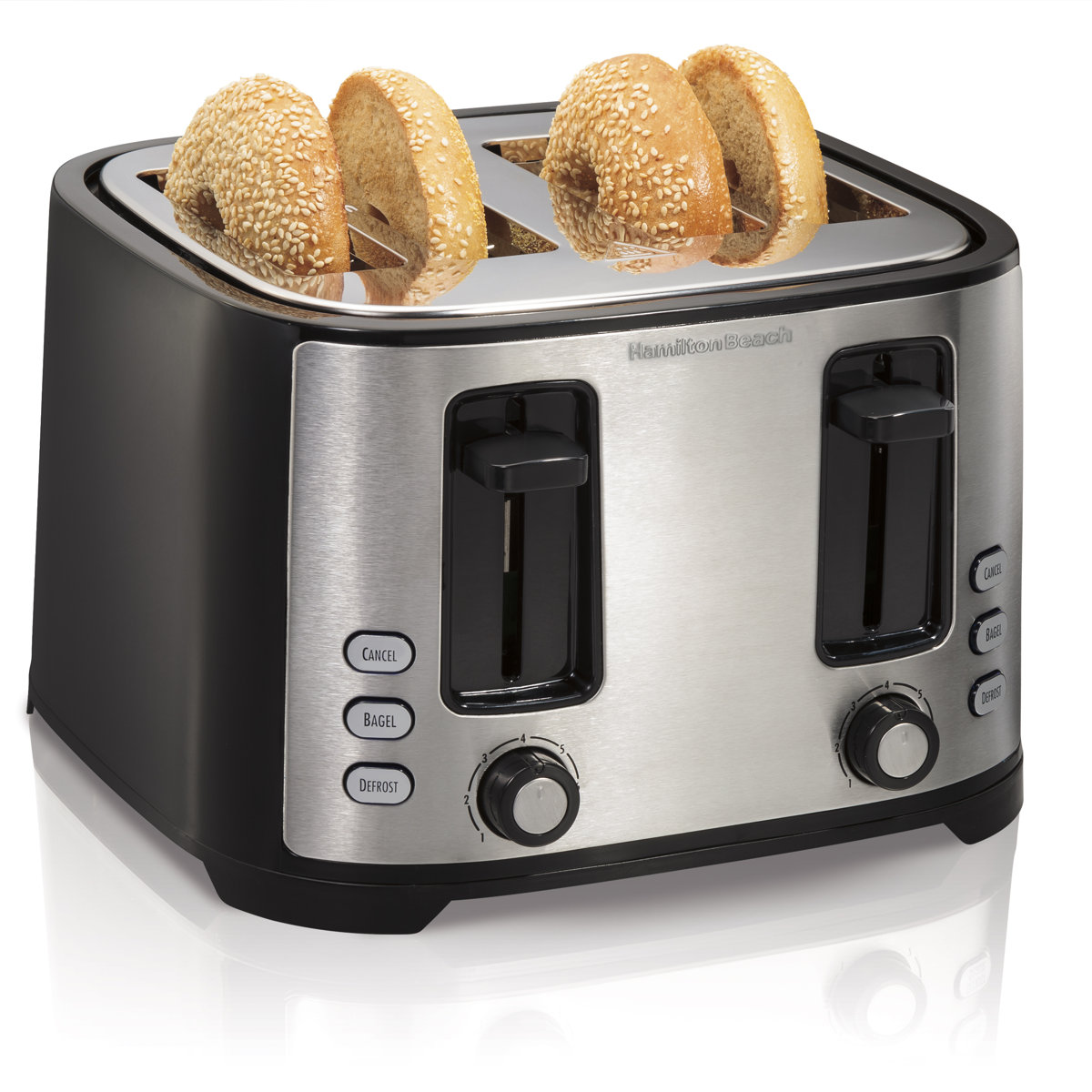 Hamilton Beach extra-wide slot 4-slice toaster 