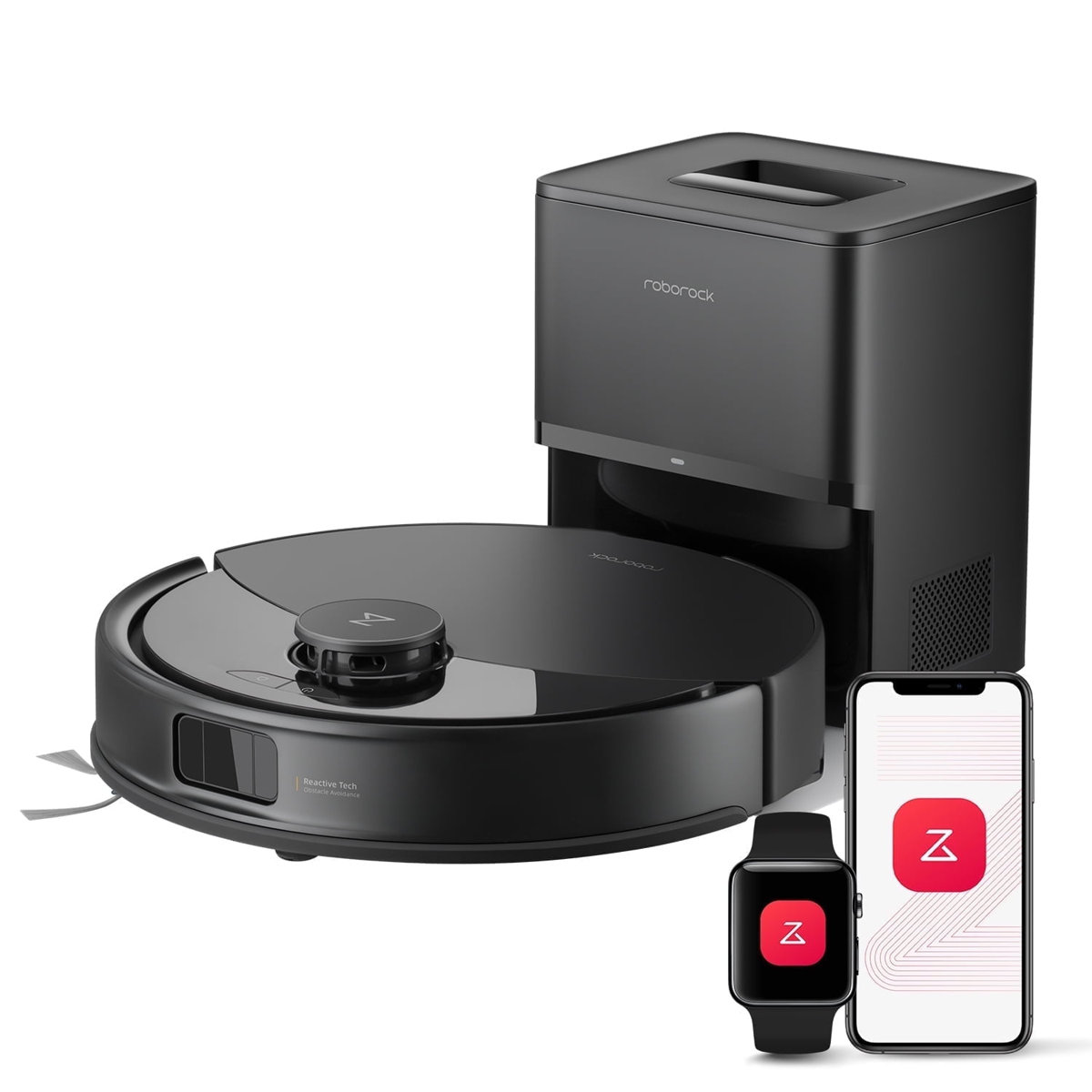 Roborock Q10 X5+ self-emptying robot vacuum and mop Black