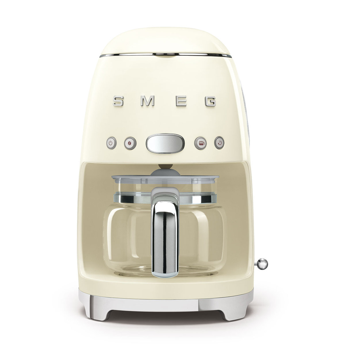 SMEG 50's Retro Style 10-cup drip coffee machine Cream